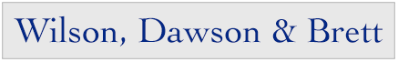 The Law Firm of Wilson, Dawson & Brett